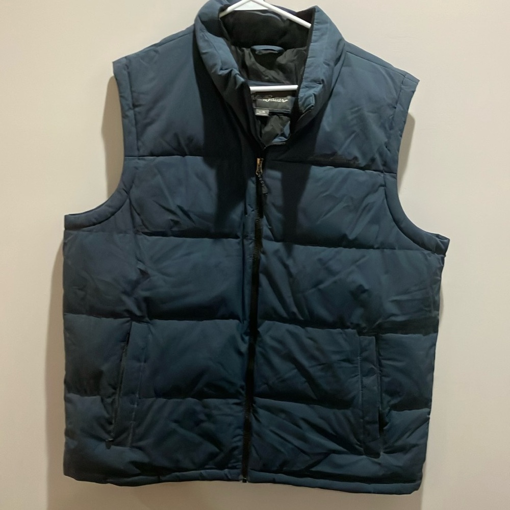 Men's Blue Puffer Vest